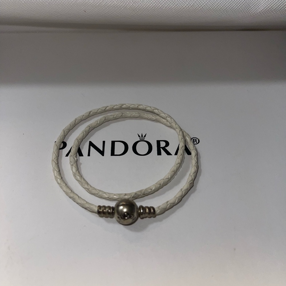 Authentic Pandora leather bracelet
